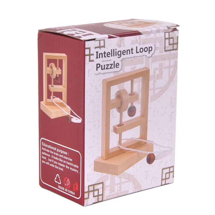 Giocattoli educativi in legno 3D con gioco corda