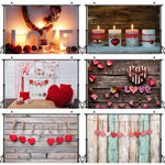 Panno di sfondo per fotografia di personalità di San Valentino da 2,1 x 1,5 m