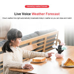 Sveglia sveglia per bambini a induzione intelligente multifunzionale con luce temporale cloud