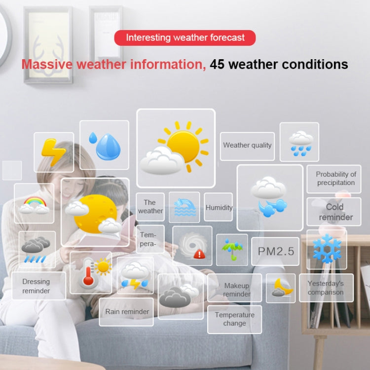 Sveglia sveglia per bambini a induzione intelligente multifunzionale con luce temporale cloud