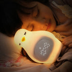 I simpatici fagioli in silicone multifunzionali creativi del pinguino svegliano i bambini che dormono Sveglia elettronica a LED