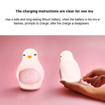 I simpatici fagioli in silicone multifunzionali creativi del pinguino svegliano i bambini che dormono Sveglia elettronica a LED