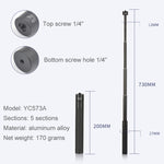 Stabilizzatore per asta di prolunga Asta di prolunga per selfie dedicata per gimbal G5 / SPG / WG2, YC573A, YC573B, YC4120, YC493, YC667C, YC669 With PTZ, Dual-purpose Tie-in