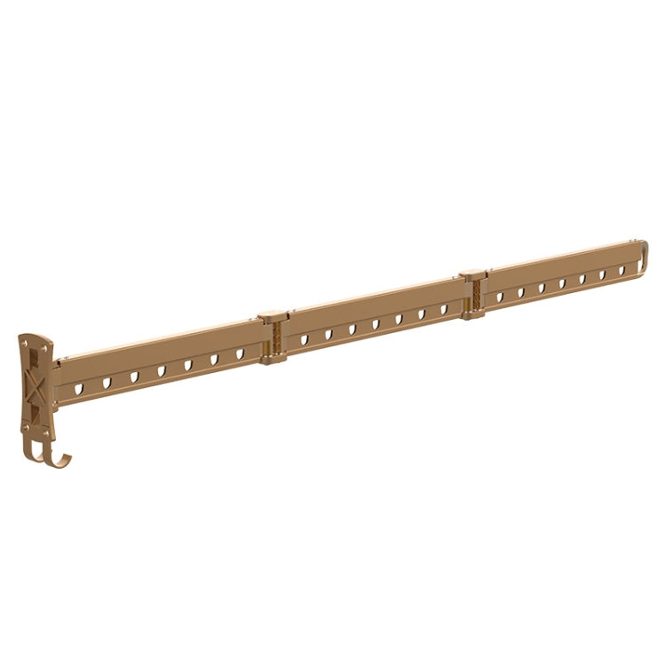 Stendibiancheria pieghevole telescopico per balcone, stendibiancheria da parete per uso domestico, Golden Long (3 Sections), Silver Long (3 Sections), Black Long (3 Sections), Rose Gold Long (3 Sections), Golden Short (2 Section)                       ...