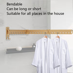 Stendibiancheria pieghevole telescopico per balcone, stendibiancheria da parete per uso domestico, Golden Long (3 Sections), Silver Long (3 Sections), Black Long (3 Sections), Rose Gold Long (3 Sections), Golden Short (2 Section)                       ...