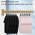 Stendibiancheria pieghevole telescopico per balcone, stendibiancheria da parete per uso domestico, Golden Long (3 Sections), Silver Long (3 Sections), Black Long (3 Sections), Rose Gold Long (3 Sections), Golden Short (2 Section)                       ...