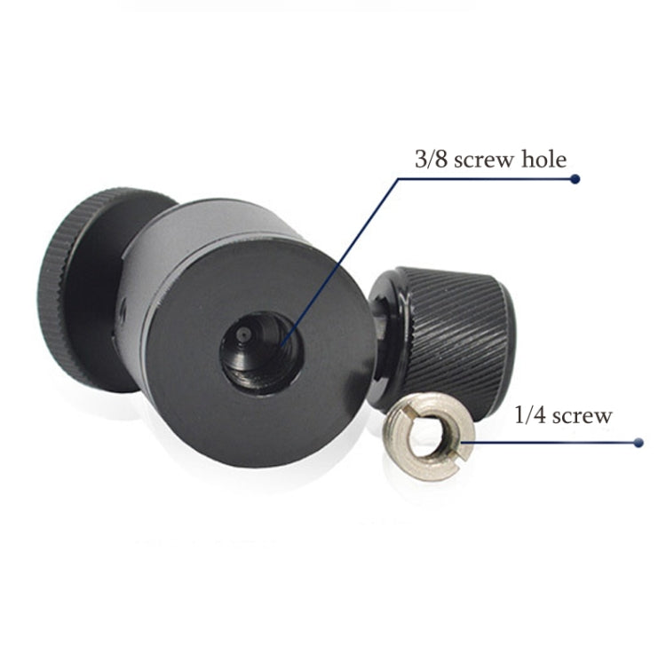 Mini treppiede da tavolo in lega di alluminio Mini testa a sfera Treppiede inclinabile a 360 gradi con inclinazione di 90 gradi, BH-900, BH-901, BH-902, BH-903, BH-904, BH-905, BH-906, BH-907, BH-908