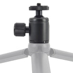 Mini treppiede da tavolo in lega di alluminio Mini testa a sfera Treppiede inclinabile a 360 gradi con inclinazione di 90 gradi, BH-900, BH-901, BH-902, BH-903, BH-904, BH-905, BH-906, BH-907, BH-908