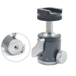 Mini treppiede da tavolo in lega di alluminio Mini testa a sfera Treppiede inclinabile a 360 gradi con inclinazione di 90 gradi, BH-900, BH-901, BH-902, BH-903, BH-904, BH-905, BH-906, BH-907, BH-908
