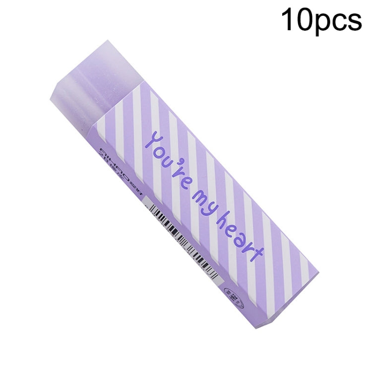 Set 20 gomme cancellabili Long Love colori casuali
