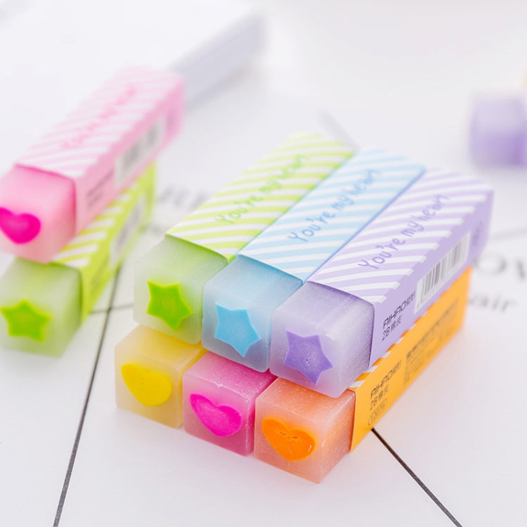 20 PCS Long Love Eraser Witing Painting Office & School Supplies Consegna a colori casuali, Long Love Eraser