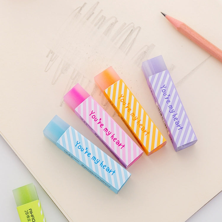 20 PCS Long Love Eraser Witing Painting Office & School Supplies Consegna a colori casuali, Long Love Eraser