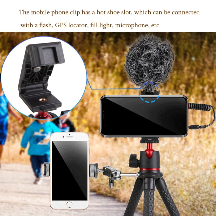 Treppiede da tavolo mini con giunto cardanico per smartphone
