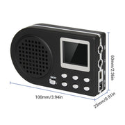 Lettore MP3 per richiamo uccelli da esterno con telecomando wirel