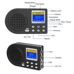 Lettore MP3 per richiamo uccelli da esterno con telecomando wirel