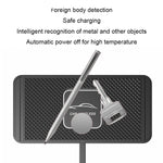 Caricabatterie wireless con tappetino antiscivolo per auto con interfaccia TYPEC C1 da 15 W, C1 1m, C1 30cm