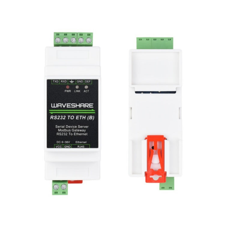 Server seriale industriale Waveshare RS232 a Ethernet