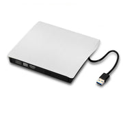 Slim esterno USB 3.0 DVD RW CD Writer Drive Burner Reader Player per PC portatile, Brushed Texture DVD(W)