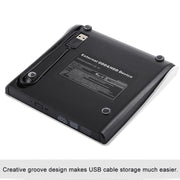 Slim esterno USB 3.0 DVD RW CD Writer Drive Burner Reader Player per PC portatile, Brushed Texture DVD(W)