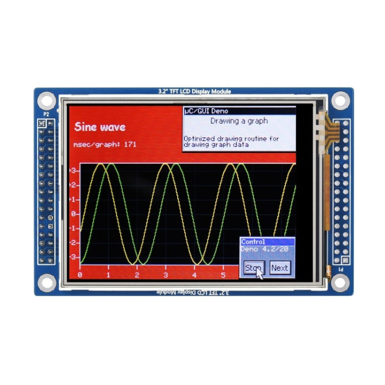 Waveshare 16498 Touch LCD da 3,2 pollici 320x240 pixel (D), con pannello a sfioramento e controller autonomi, 3.2inch LCD (D)