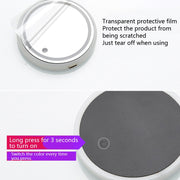 Sottobicchiere antiscivolo con ricarica USB, sottobicchiere luminoso per auto da 2 pezzi, Car Luminous Water Coaster