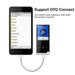 Lettore musicale MP4/MP3 Lossless 2,4" con Bluetooth
