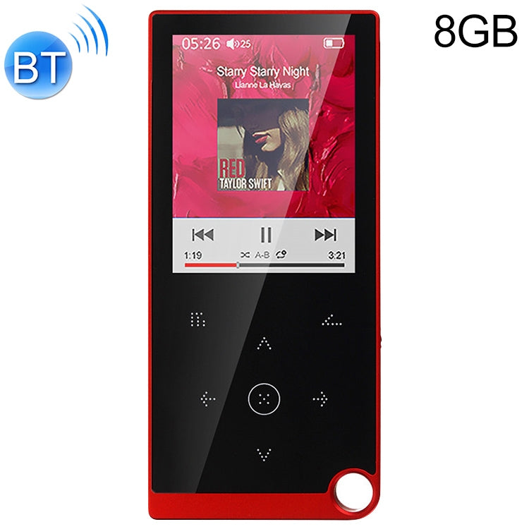 Lettore musicale MP4/MP3 Lossless 2,4" con Bluetooth