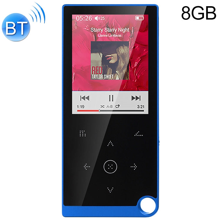Lettore musicale MP4/MP3 Lossless 2,4" con Bluetooth