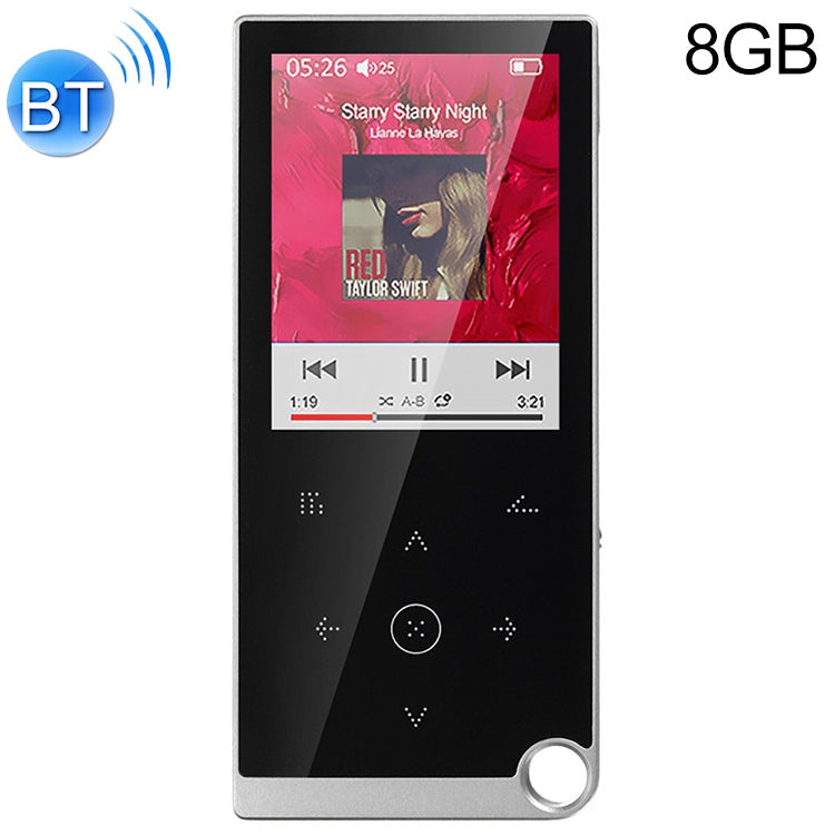 Lettore musicale MP4/MP3 Lossless 2,4" con Bluetooth