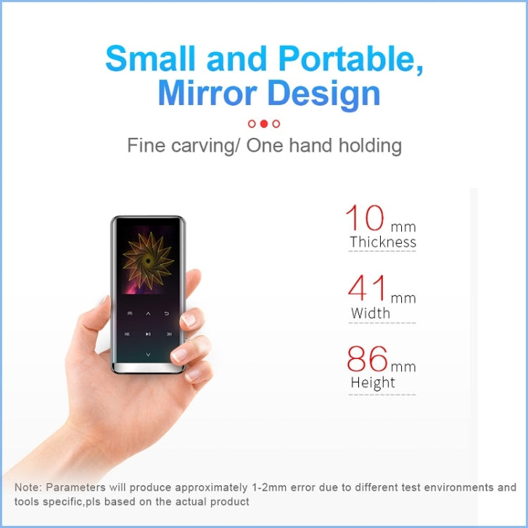 Registratore vocale M13 Bluetooth 4.2 4-32GB nero