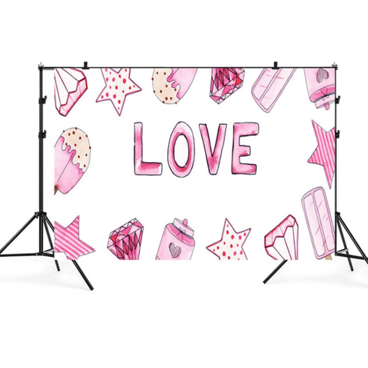 Panno di sfondo per fotografia, 2,1 x 1,5 m, per San Valentino, per feste fotografiche, oggetti di scena