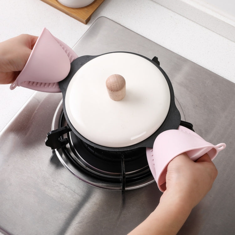 6 pezzi di guanti spessi in silicone antiscottatura per cucina, isolamento termico, pinze per piastre, copertura isolante per forno da forno, 6 PCS