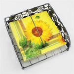 Tovaglioli per il viso decorati Yellow Sunflower 33x33 cm