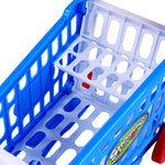 Giocattolo per bambini Spinta a mano Simulazione di plastica Mini Carrello della spesa Supermercato Passeggino per bambini divertente