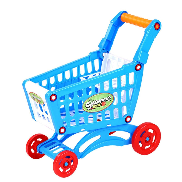 Giocattolo per bambini Spinta a mano Simulazione di plastica Mini Carrello della spesa Supermercato Passeggino per bambini divertente