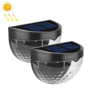 2 pezzi applique solari LED da parete per esterni IP44