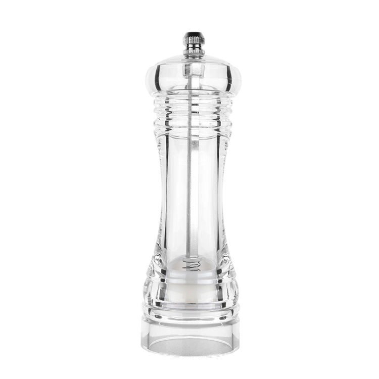 Macinapepe acrilico trasparente Macinapepe manuale Macinapepe con nucleo in ceramica Bottiglia di condimento multiuso, 4 Inch, 5 Inch, 6 Inch