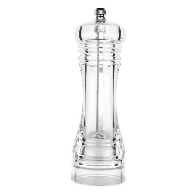 Macinapepe acrilico trasparente Macinapepe manuale Macinapepe con nucleo in ceramica Bottiglia di condimento multiuso, 4 Inch, 5 Inch, 6 Inch