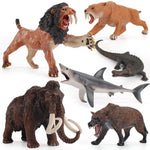 Set modelli animali antichi in PVC per bambini 3+ anni