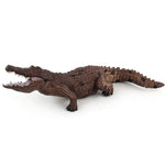 Set 3 giocattoli coccodrillo in PVC decorativi 29 cm