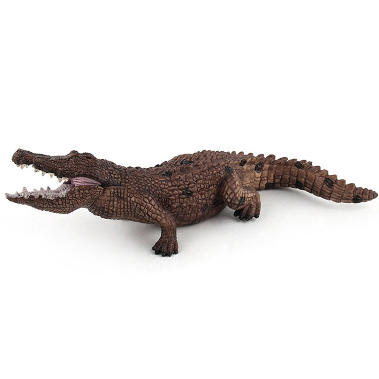 Set 3 giocattoli coccodrillo in PVC decorativi 29 cm