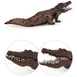 Set 3 giocattoli coccodrillo in PVC decorativi 29 cm