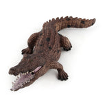 Set 3 giocattoli coccodrillo in PVC decorativi 29 cm