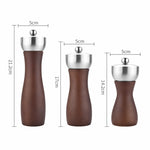 Macinapepe manuale in acciaio inossidabile 304 di faggio Macinapepe con nucleo in ceramica, Style 5, 5 inch, Style 5, 6 inch, Style 5, 8 inch, Style 5, 8 inch 2pcs