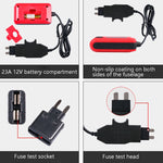 AE150 Automobile Fuse Current Detector Automobile DC Digital Resistance Wire Amperometro, AE150 Red