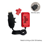 AE150 Automobile Fuse Current Detector Automobile DC Digital Resistance Wire Amperometro, AE150 Red