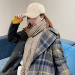 Berretto da baseball in peluche con pelliccia di coniglio ispessita autunno e inverno da donna, Adjustable