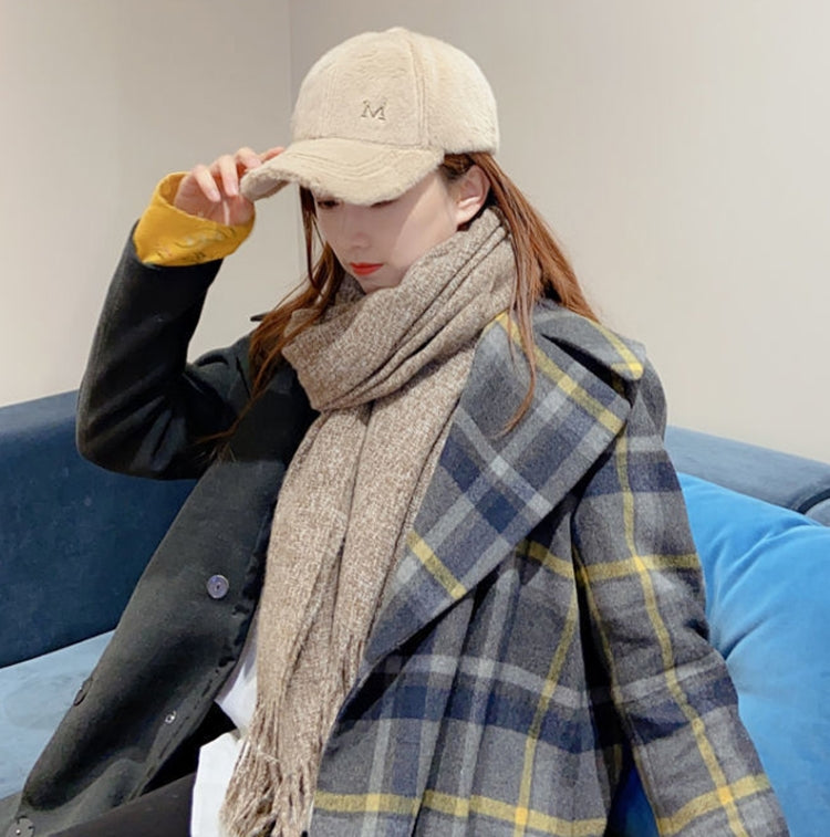 Berretto da baseball in peluche con pelliccia di coniglio ispessita autunno e inverno da donna, Adjustable