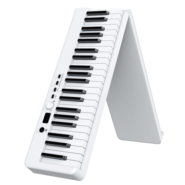 Tastiera per pianoforte elettronico portatile pieghevole Wersi a 88 tasti per pianoforte per principianti, spina CN, USB White, USB Black