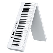 Tastiera per pianoforte elettronico portatile pieghevole Wersi a 88 tasti per pianoforte per principianti, spina CN, USB White, USB Black